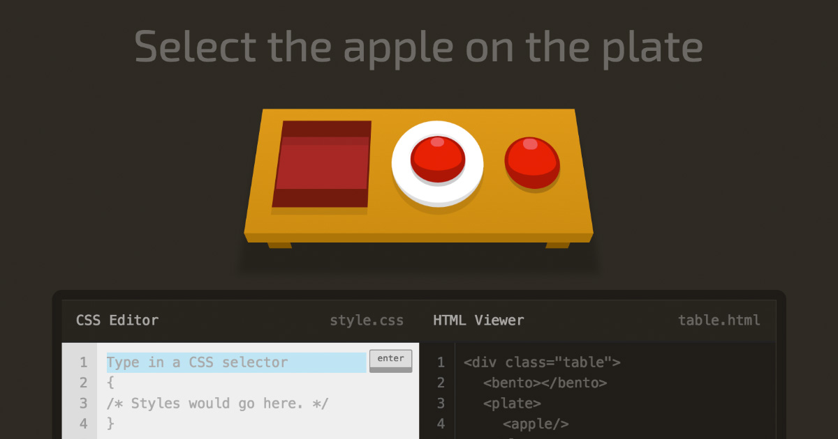 Game CSS 02 - Where we feast on CSS Selectors tuhoc.cc!